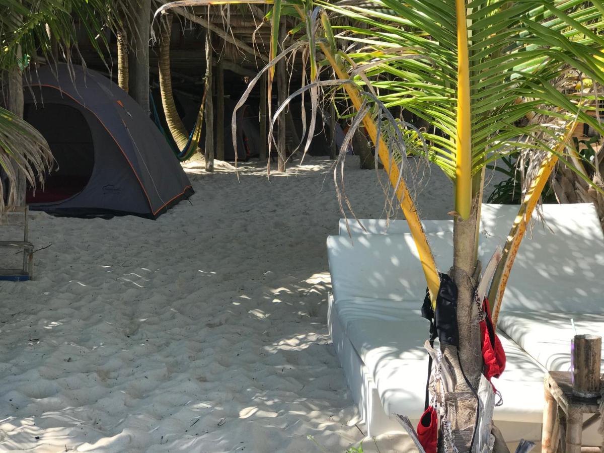 Chavez Eco Beach Camping&Cabañas Tulum Exterior foto
